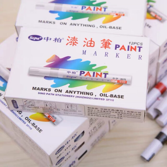 Bút repaint viết chữ lên túi kính bó hoa -bút vẽ lốp-bút vẽ làm trắng đế phục hồi giày