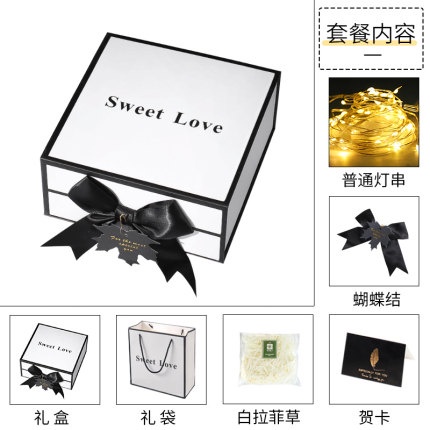 Hộp quà Sweet Love có nơ