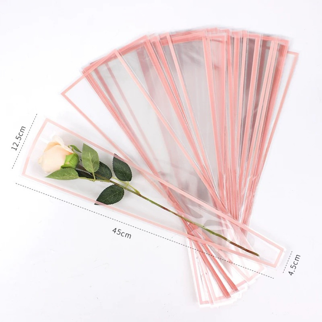 Túi bóng kính đựng 1 bông