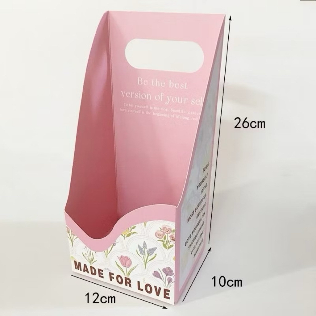 Hộp cắm hoa cầm tay made for love