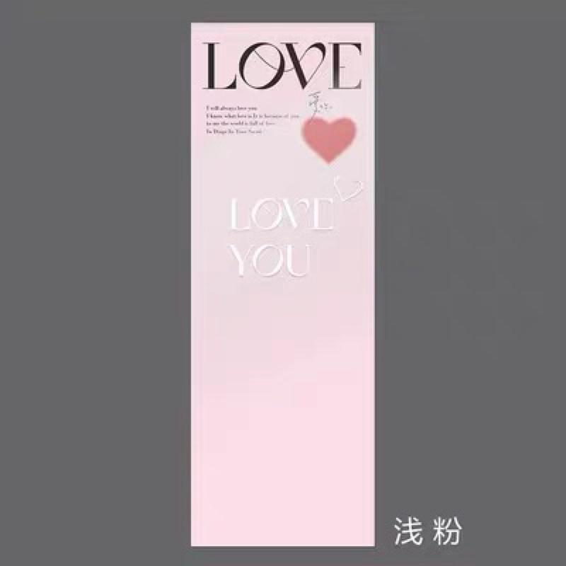 Túi đựng 1 bông hoa bóng kính chữ love