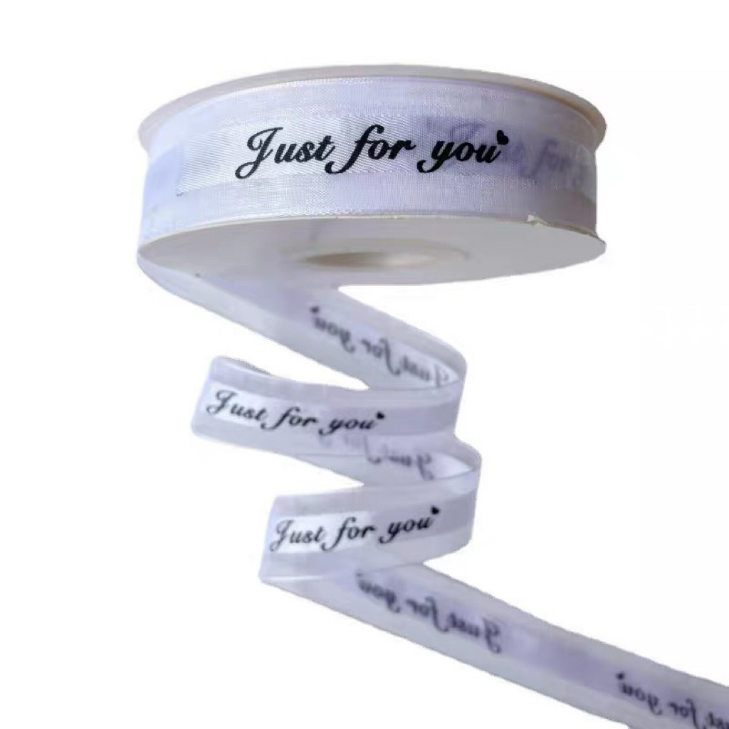 Ruy băng chữ best-just wishes for you nguyên cuộn