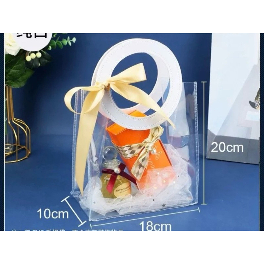 Túi quai da đựng quà tặng trong suốt