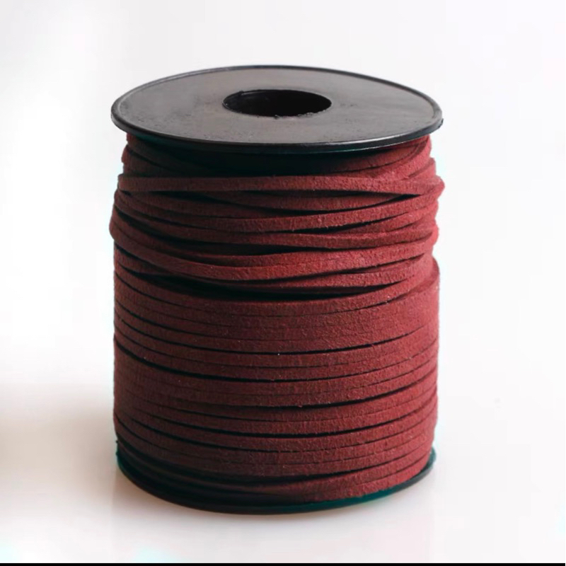 Dây da lộn 3 mm làm ruy băng - nguyên cuộn