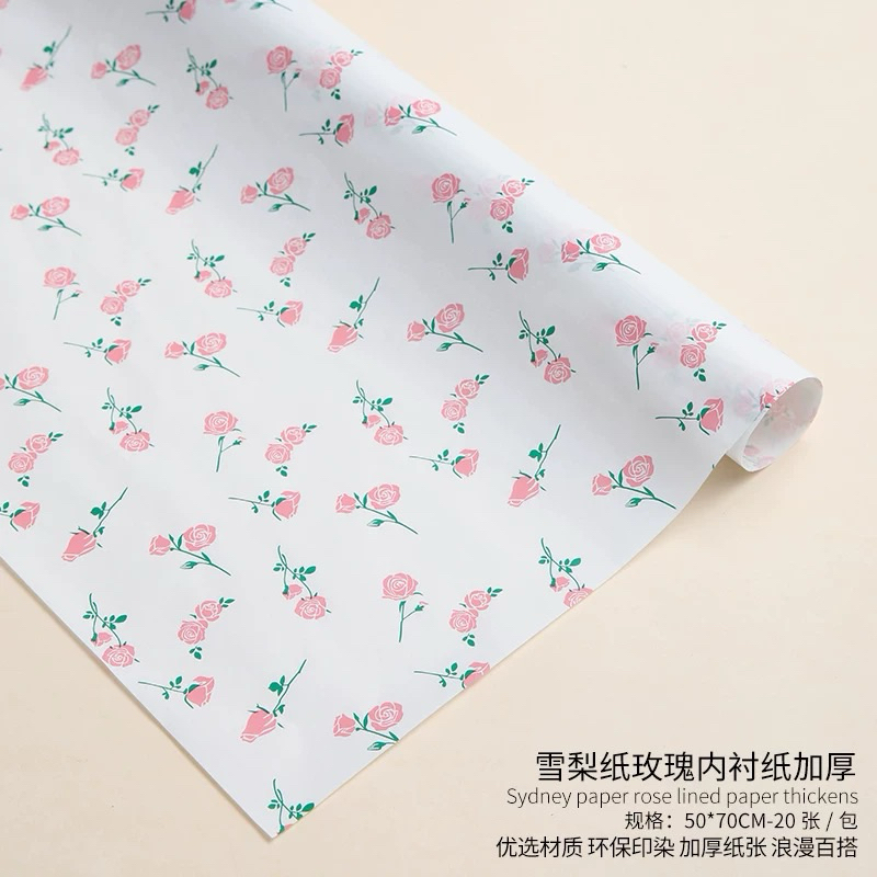 Giấy nến gói hoa Sydney ánh ngọc trai