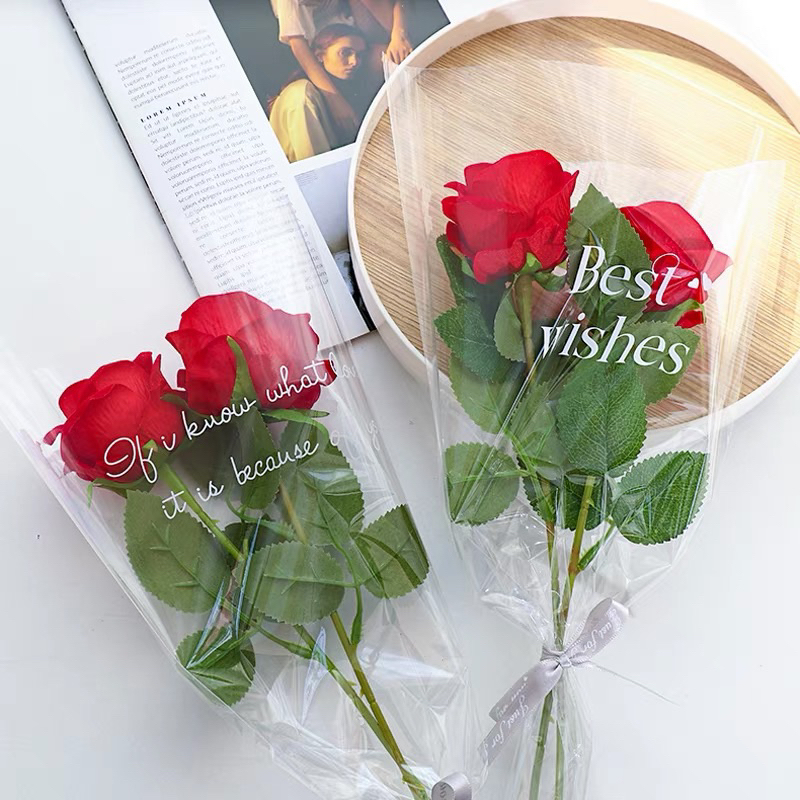 Túi bóng kính to miệng 33 cm đựng hoa