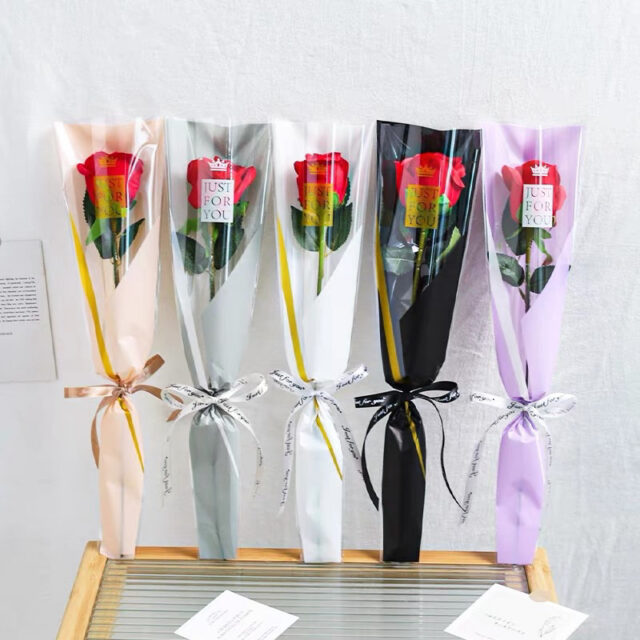 Túi đựng 1 bông hoa Just for you